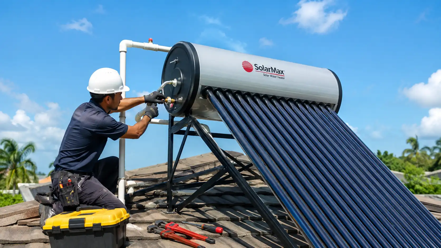 Instalasi Solar Water Heater